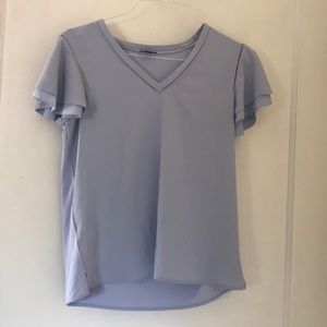 Ann Taylor Lavender Blouse
